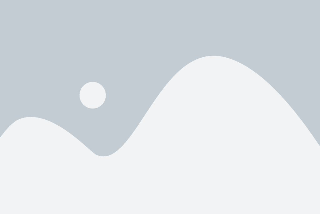 Minimal abstract hills with sun illustration